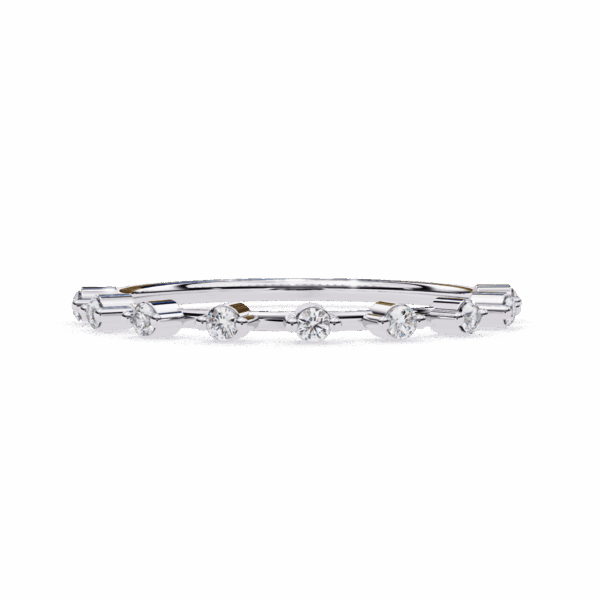 15 Cents Round Timeless Diamond Band