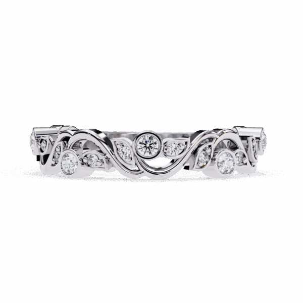 15 Cents Round Timeless Diamond Band