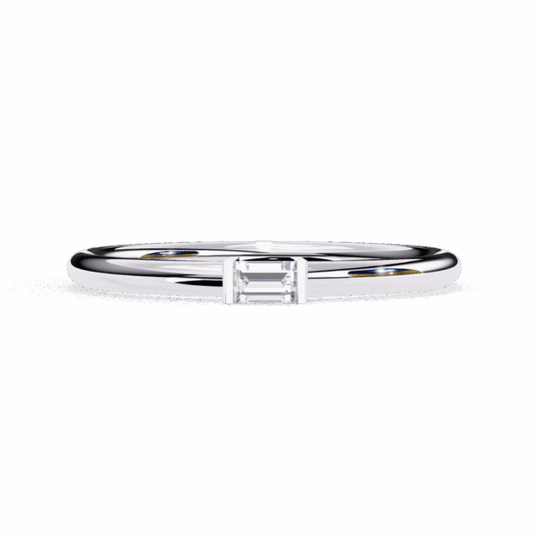 15 Cents Baguette Effortless Diamond Band