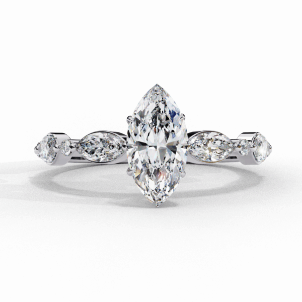 1.75 Carat Marquise Timeless Solitaire Ring in Four Prong Setting