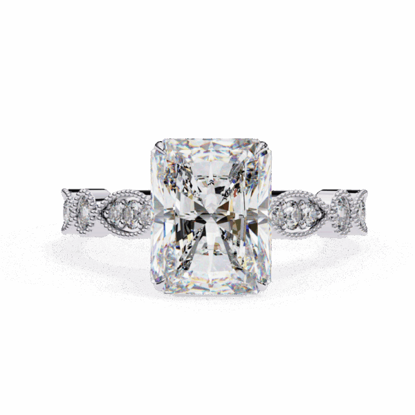 3.25 Carat Radiant Timeless Solitaire Ring