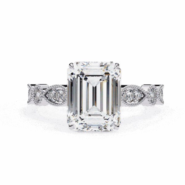 2.75 Carat Emerald Timeless Solitaire Ring