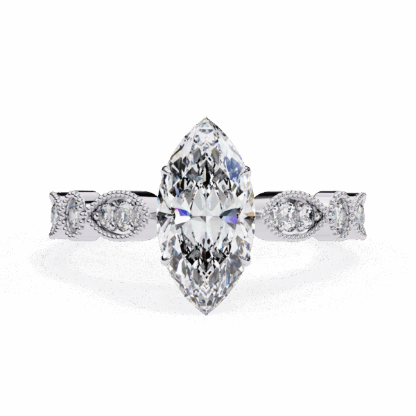 1 Carat Marquise Timeless Solitaire Ring