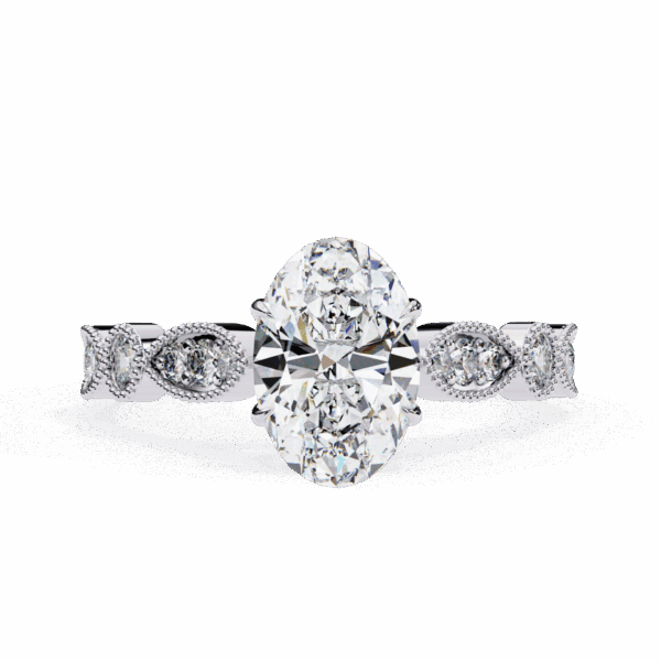 1.5 Carat Oval Timeless Solitaire Ring