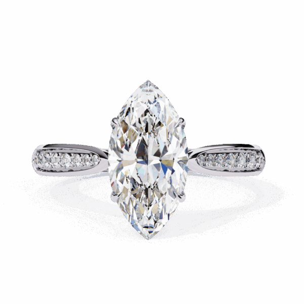 1.5 Carat Marquise Timeless Solitaire Ring in Channel Setting