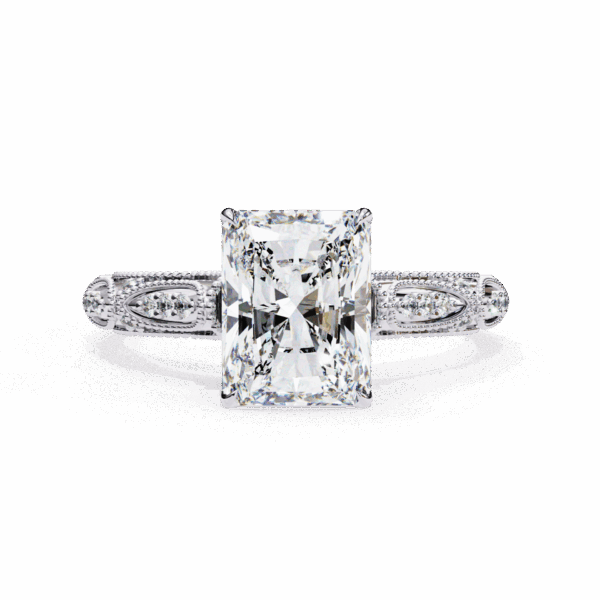3 Carat Radiant Timeless Solitaire Ring