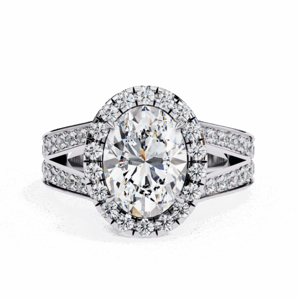 2.25 Carat Oval Timeless Smart Casual Ring