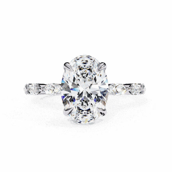 3.25 Carat Oval Timeless Solitaire Ring