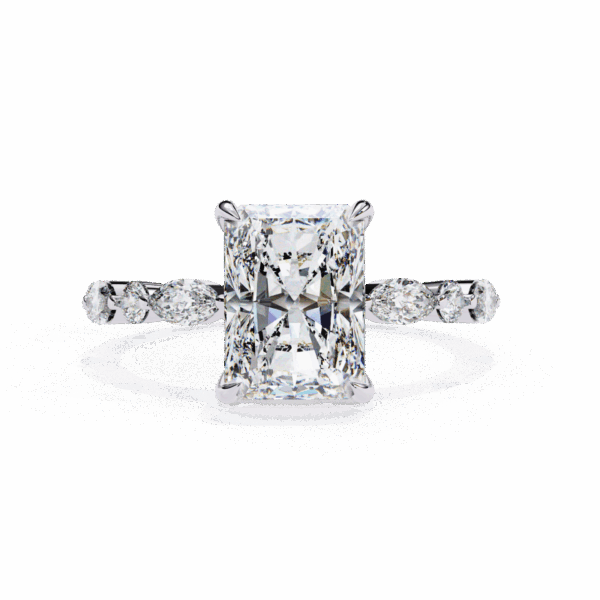 3.75 Carat Radiant Timeless Solitaire Ring