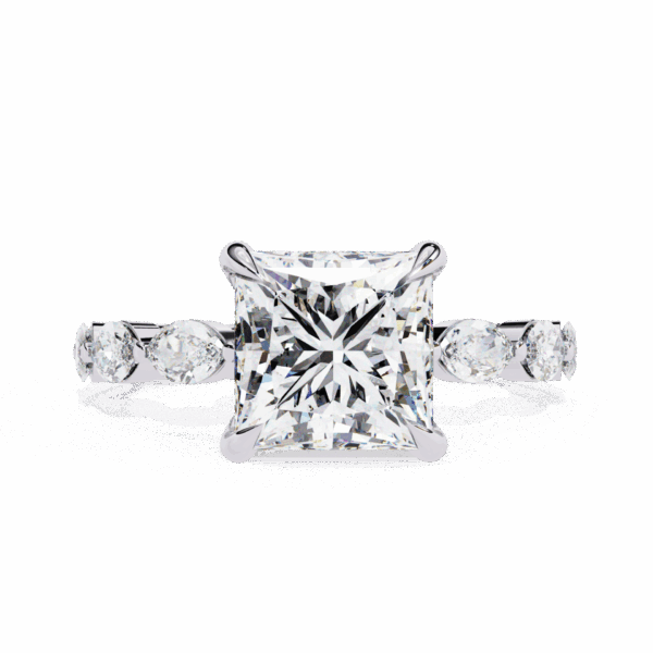 3.5 Carat Princess Timeless Solitaire Ring