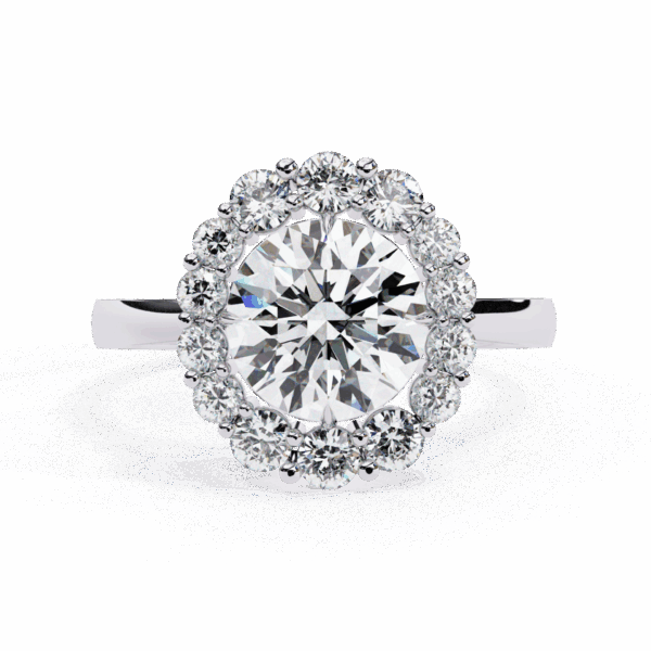 2.5 Carat Round Timeless Smart Casual Ring
