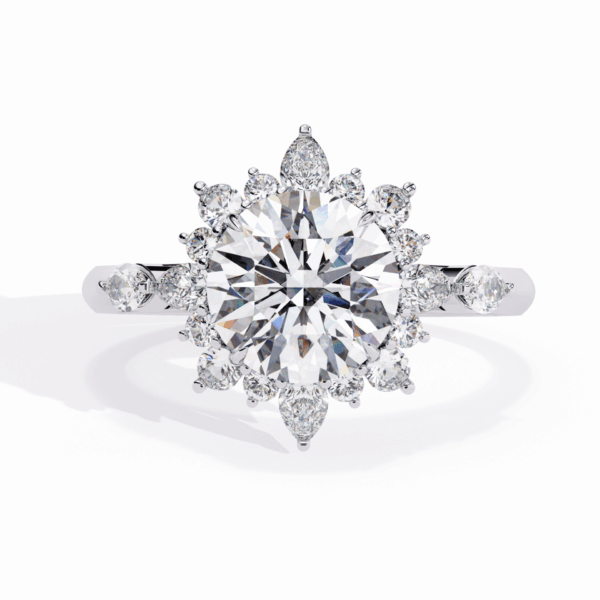 2 Carat Round Timeless Smart Casual Ring