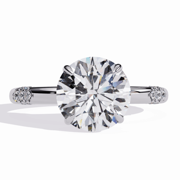 2.75 Carat Round Timeless Solitaire Ring