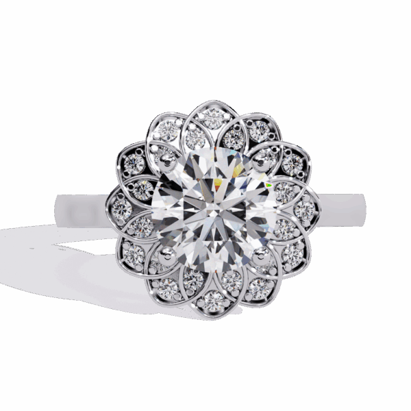 1.5 Carat Round Timeless Smart Casual Ring