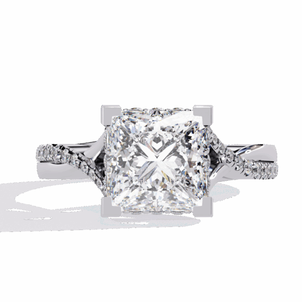 2.75 Carat Princess Timeless Smart Casual Ring