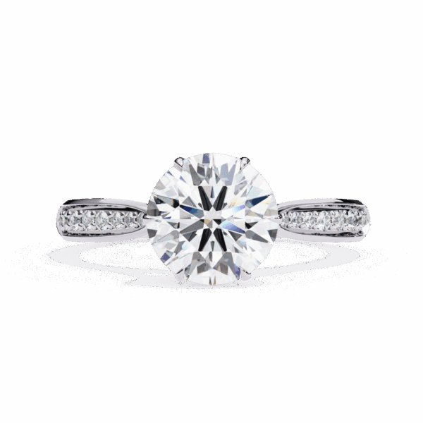 1.25 Carat Round Timeless Solitaire Ring in Channel Setting