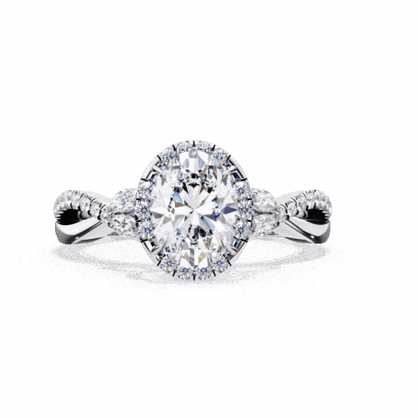 1 Carat Oval Timeless Solitaire Ring