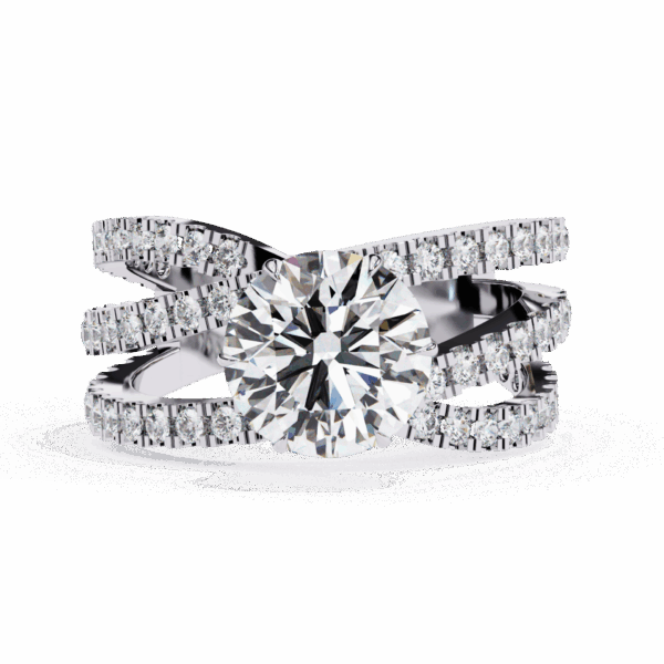 1.75 Carat Round Timeless Smart Casual Ring