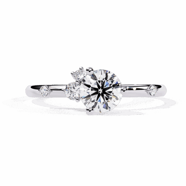 50 Cents Round Effortless Smart Casual Ring
