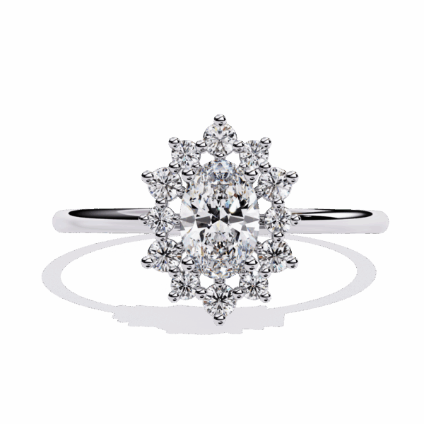 50 Cents Oval Effortless Smart Casual Ring