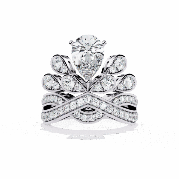 2.25 Carat Pear Timeless Cocktail Ring