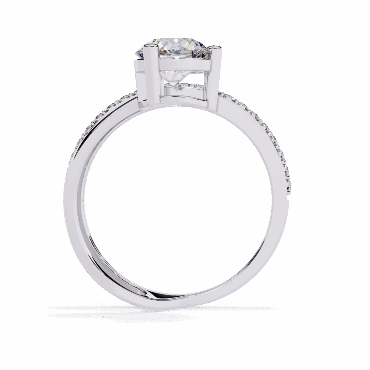 1.5 Carat Round Cut Day and Night Ring - Image 4