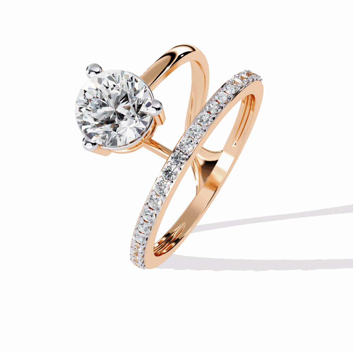 1.5 Carat Round Cut Day and Night Ring - Image 10