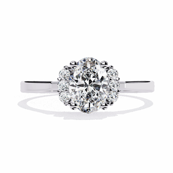75 Cents Round Effortless Solitaire Ring