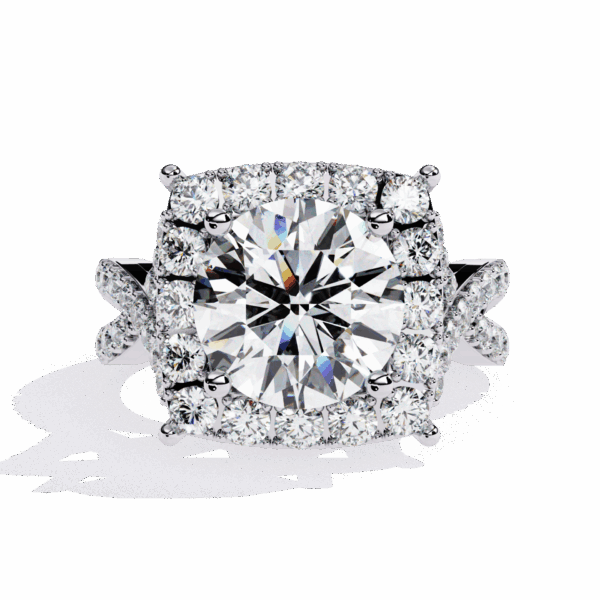 3.5 Carat Round Timeless Smart Casual Ring