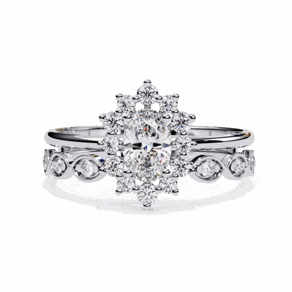 50 Cents Oval Timeless Smart Casual Ring