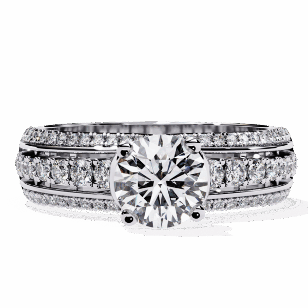 1.25 Carat Round Timeless Diamond Band