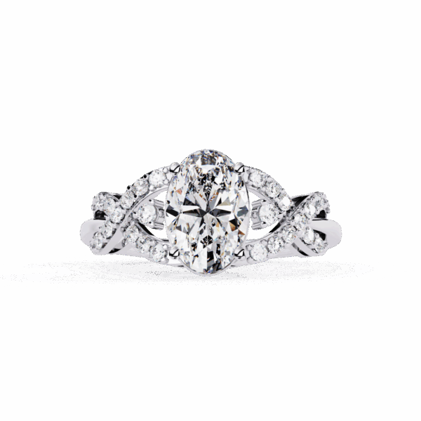 1.75 Carat Oval Timeless Smart Casual Ring