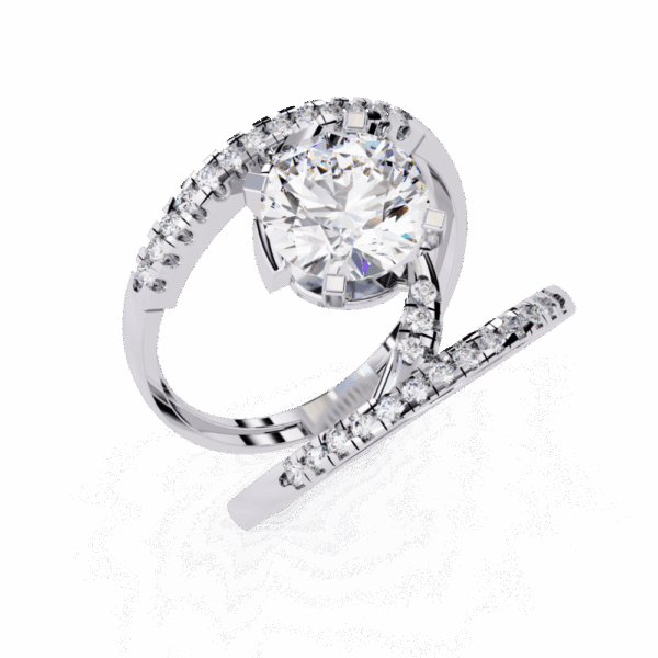 2.5 Carat Round Timeless Cocktail Ring